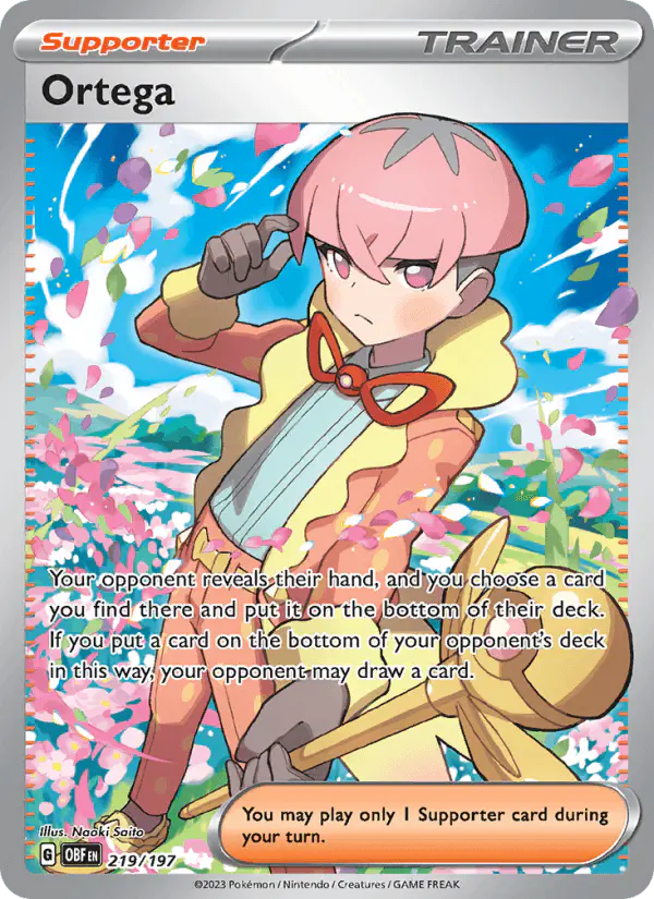 Carta Ortega 219/197 de Obsidian Flames
