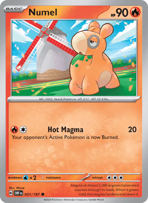 Carta Numel 031/197 de Obsidian Flames