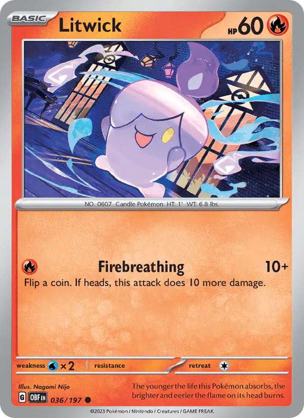 Carta Litwick 036/197 de Obsidian Flames