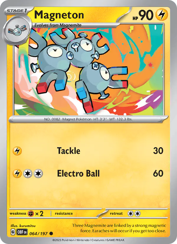 Carta Magneton 064/197 de Obsidian Flames