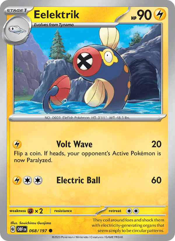 Carta Eelektrik 068/197 de Obsidian Flames