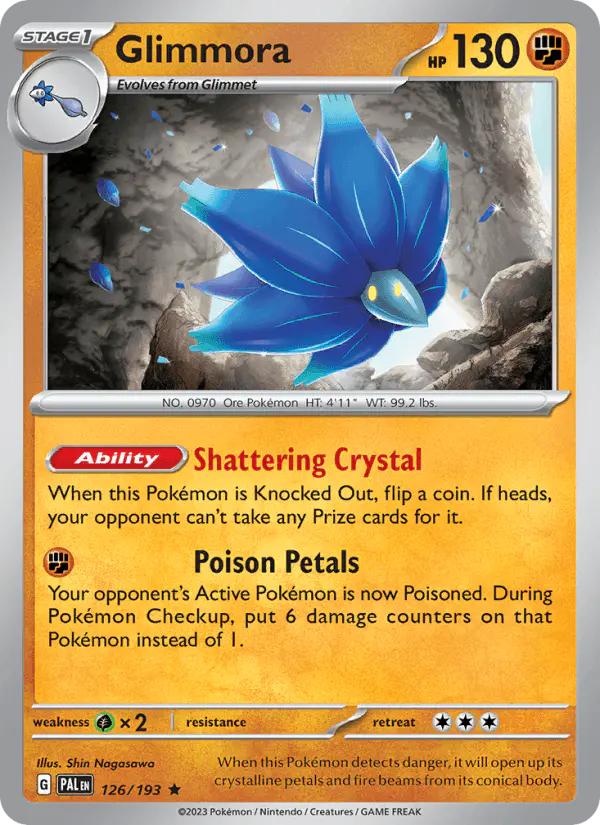 Carta Glimmora 126/193 de Paldea Evolved