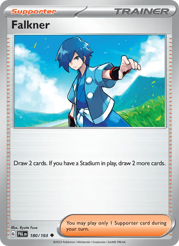 Carta Falkner 180/193 de Paldea Evolved