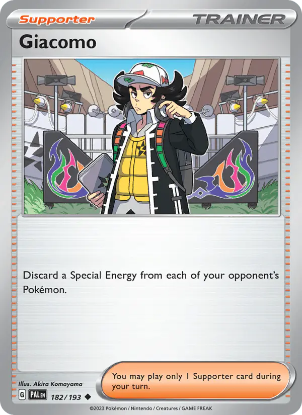Carta Giacomo 182/193 de Paldea Evolved