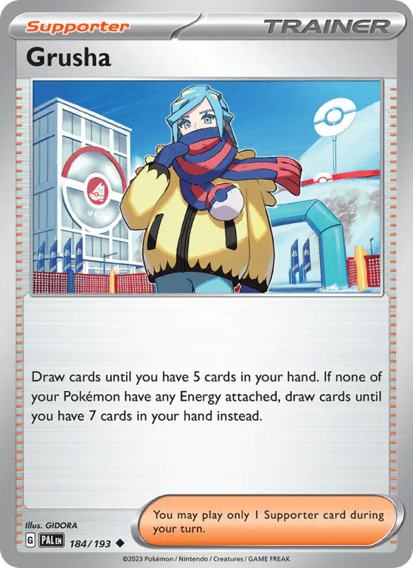 Carta Grusha 184/193 de Paldea Evolved