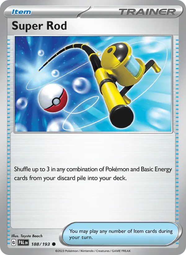 Carta Super Rod 188/193 de Paldea Evolved