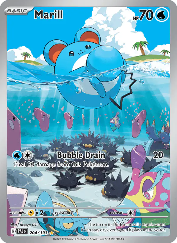 Carta Marill 204/193 de Paldea Evolved