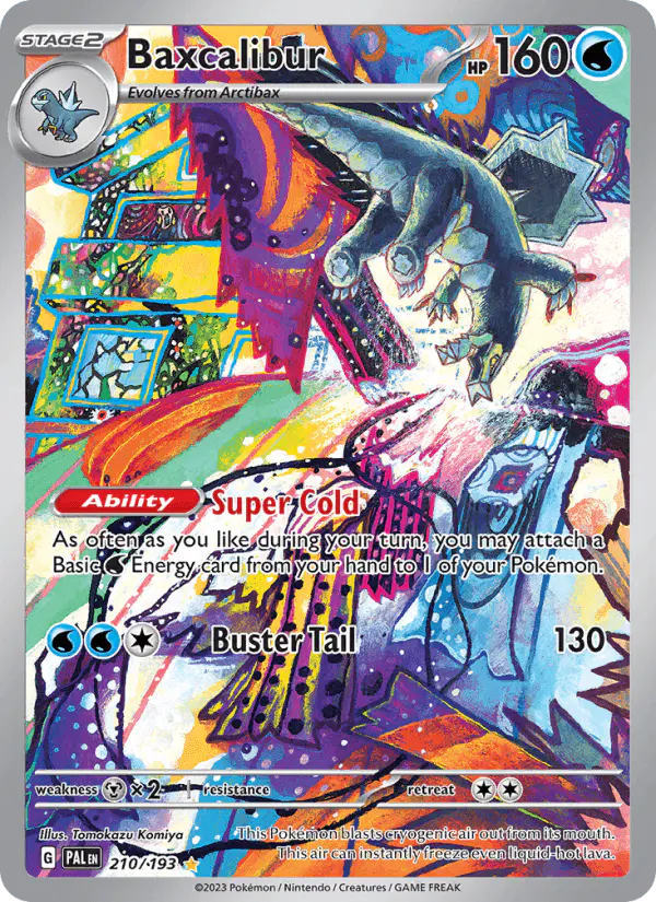 Carta Baxcalibur 210/193 de Paldea Evolved