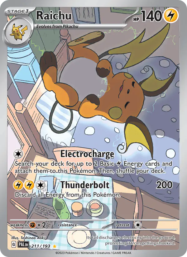Carta Raichu 211/193 de Paldea Evolved