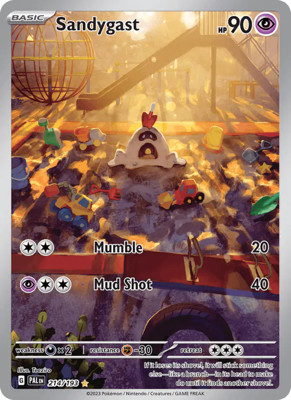 Carta Sandygast 214/193 de Paldea Evolved