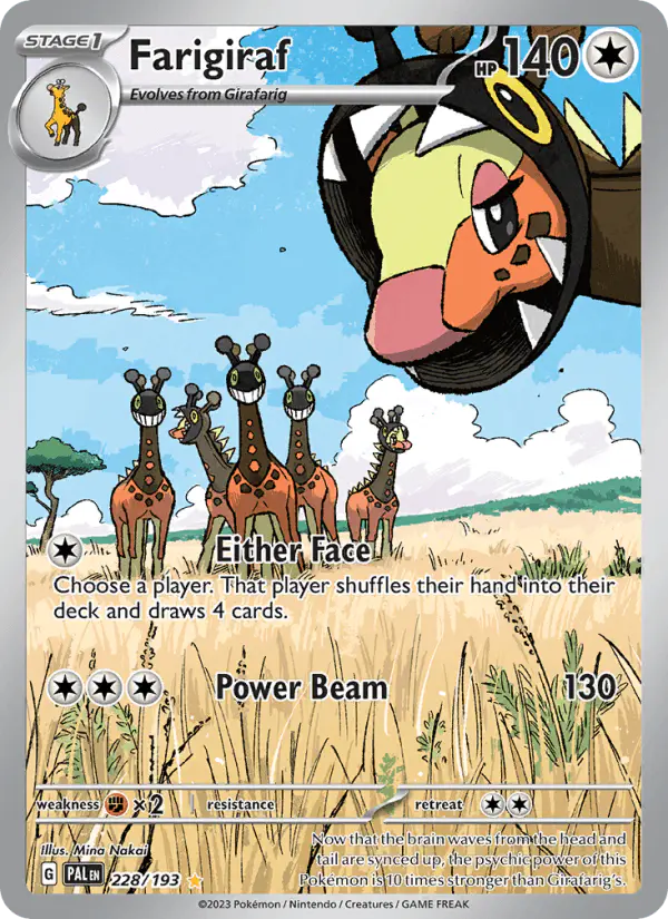 Carta Farigiraf 228/193 de Paldea Evolved