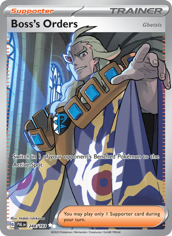 Carta Boss's Orders 248/193 de Paldea Evolved