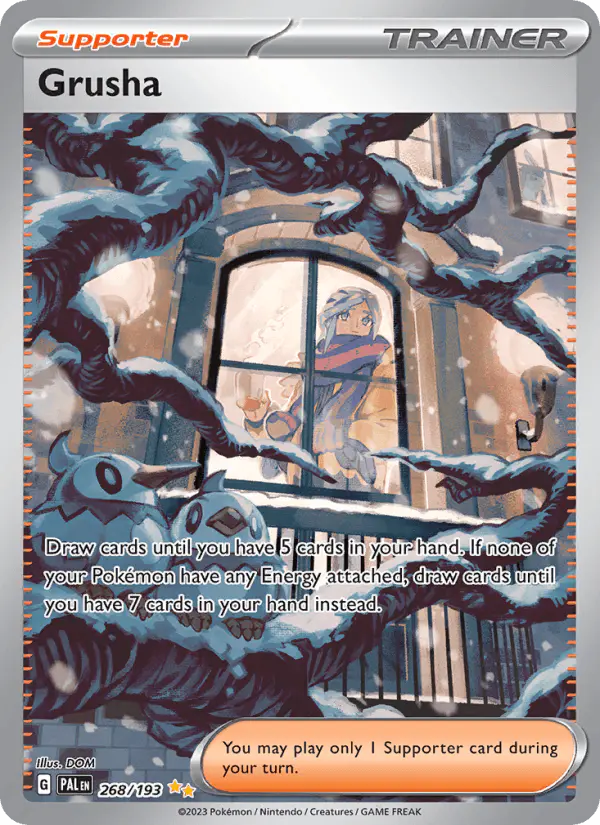 Carta Grusha 268/193 de Paldea Evolved