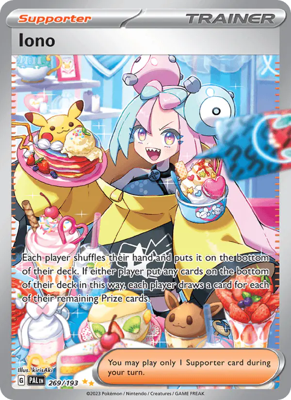 Carta Iono 269/193 de Paldea Evolved