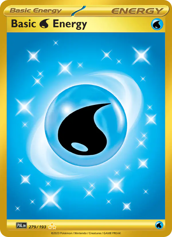Carta Basic Water Energy 279/193 de Paldea Evolved