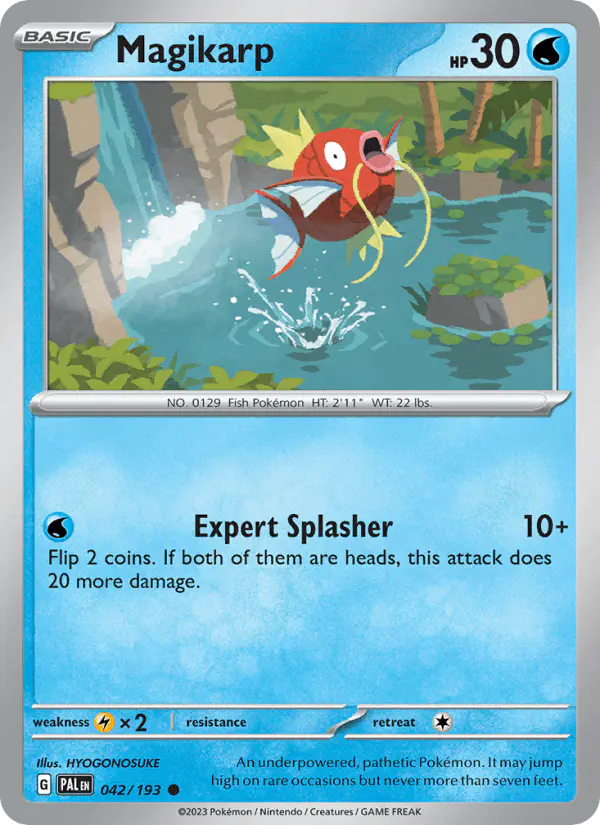 Carta Magikarp 042/193 de Paldea Evolved