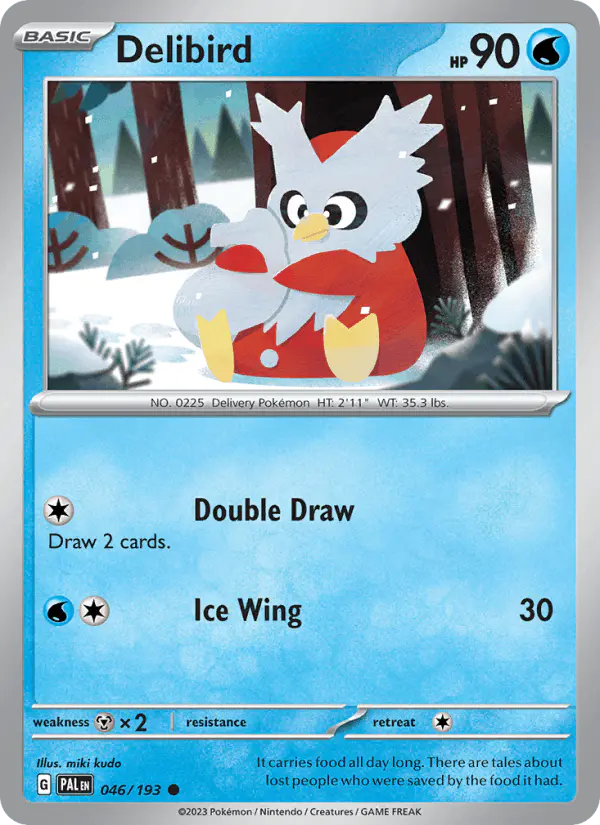 Carta Delibird 046/193 de Paldea Evolved