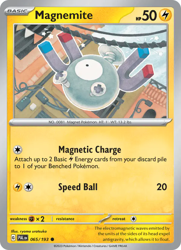 Carta Magnemite 065/193 de Paldea Evolved