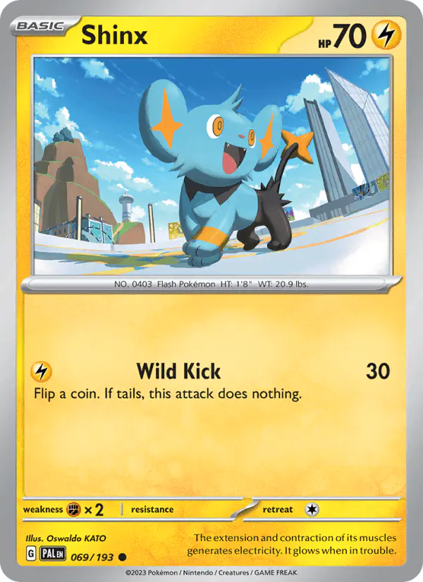 Carta Shinx 069/193 de Paldea Evolved