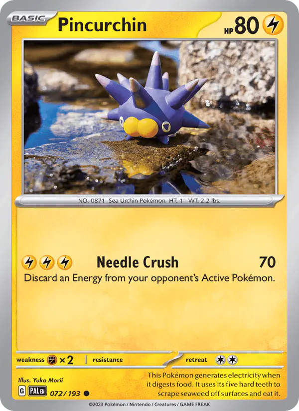 Carta Pincurchin 072/193 de Paldea Evolved