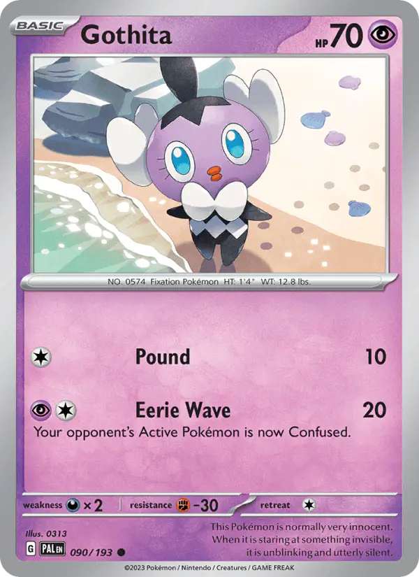 Carta Gothita 090/193 de Paldea Evolved