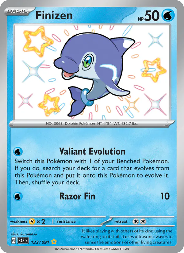 Carta Finizen 123/091 de Paldean Fates