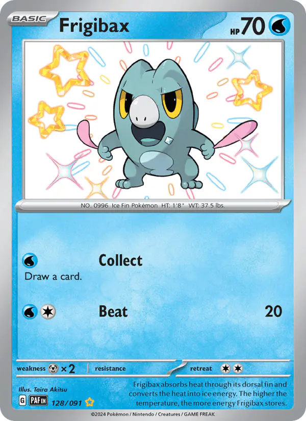 Carta Frigibax 128/091 de Paldean Fates