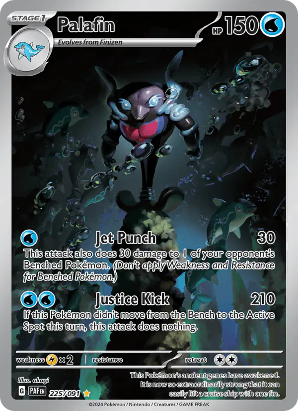 Carta Palafin 225/091 de Paldean Fates