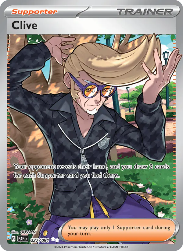 Carta Clive 227/091 de Paldean Fates