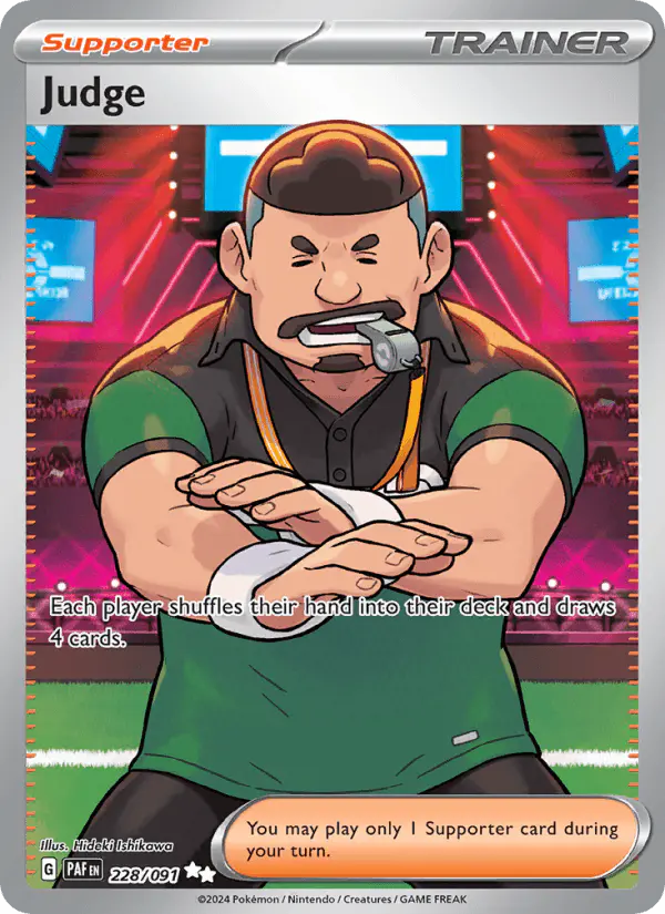 Carta Judge 228/091 de Paldean Fates