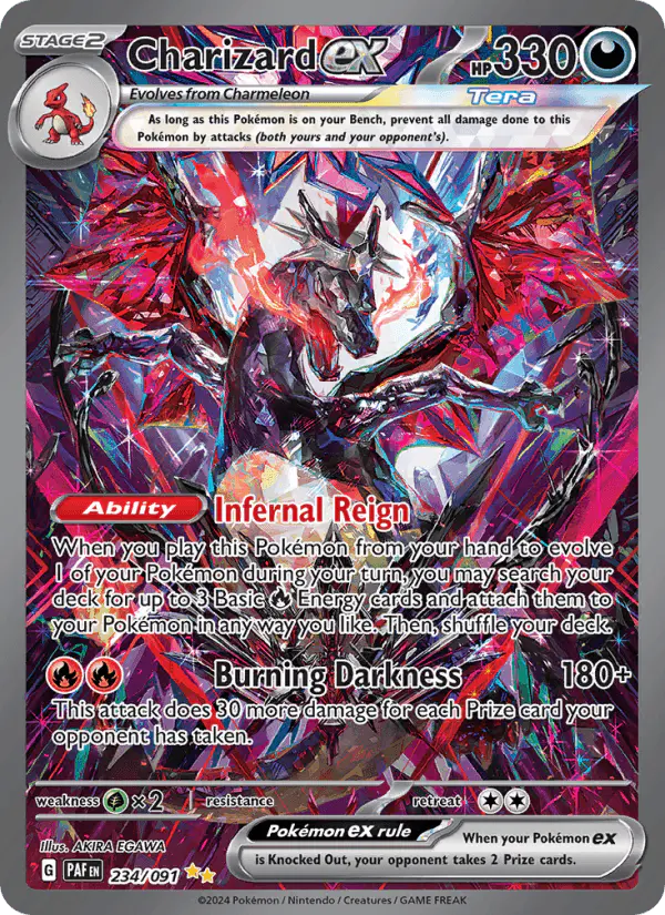 Carta Charizard ex 234/091 de Paldean Fates