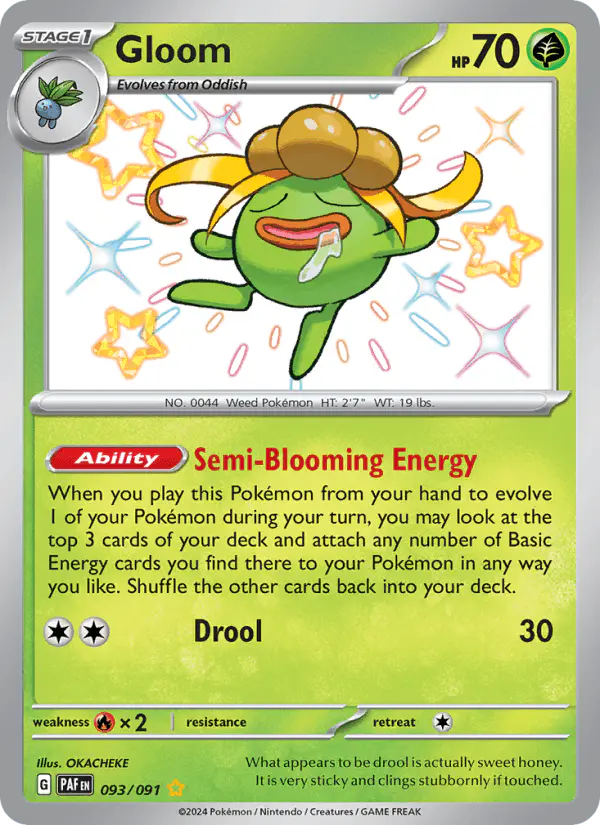 Carta Gloom 093/091 de Paldean Fates