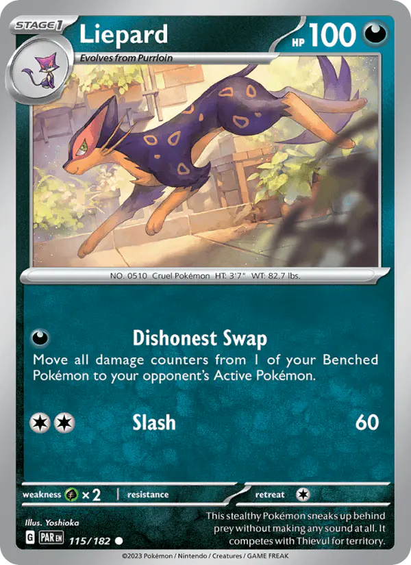 Carta Liepard 115/182 de Paradox Rift