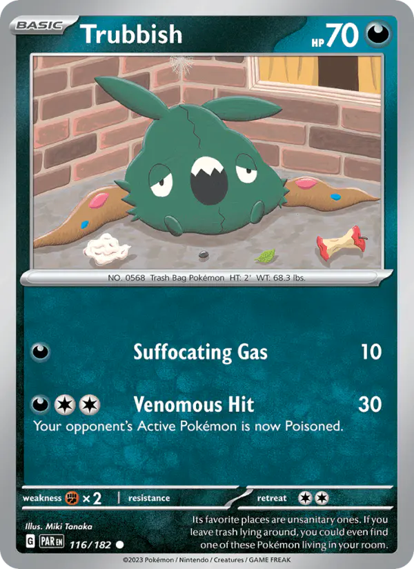 Carta Trubbish 116/182 de Paradox Rift