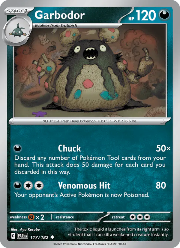 Carta Garbodor 117/182 de Paradox Rift
