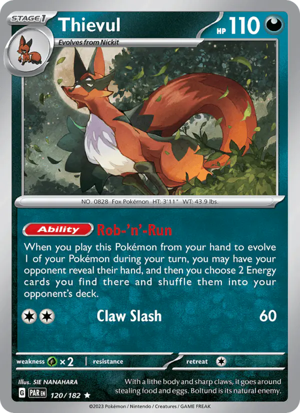 Carta Thievul 120/182 de Paradox Rift