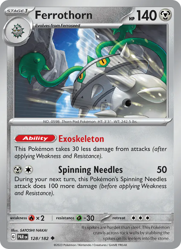 Carta Ferrothorn 128/182 de Paradox Rift