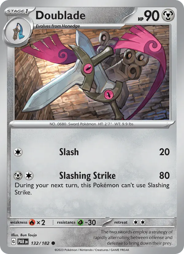 Carta Doublade 132/182 de Paradox Rift