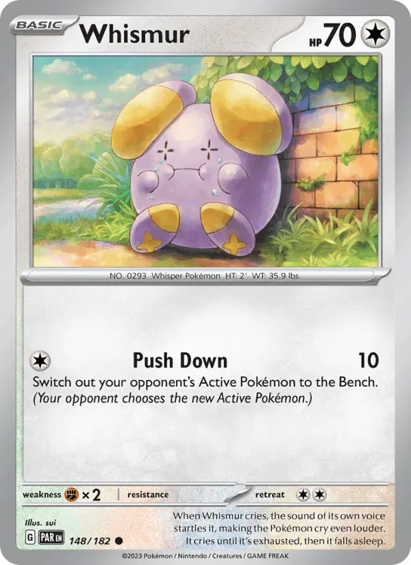 Carta Whismur 148/182 de Paradox Rift