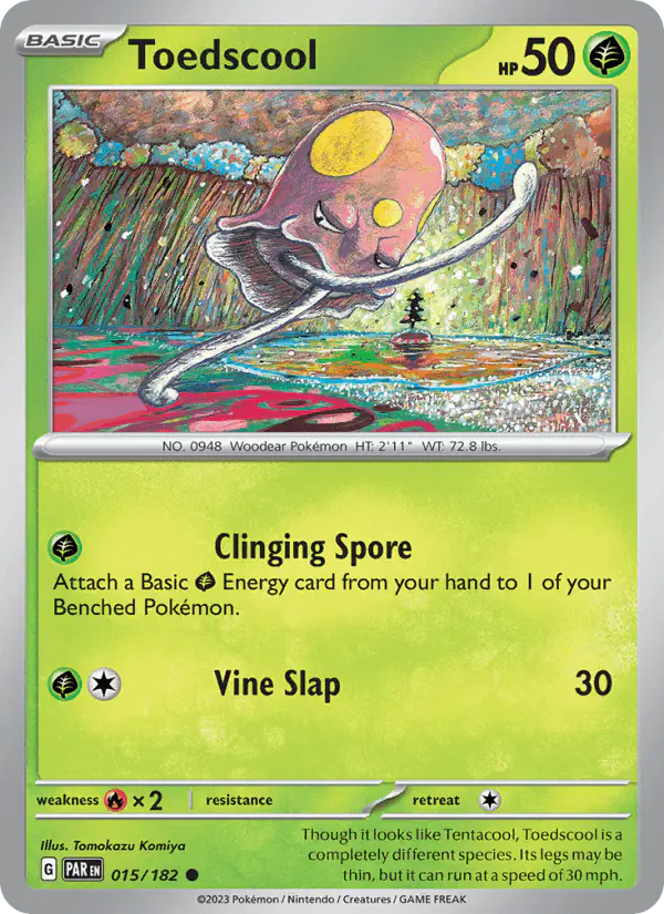 Carta Toedscool 015/182 de Paradox Rift