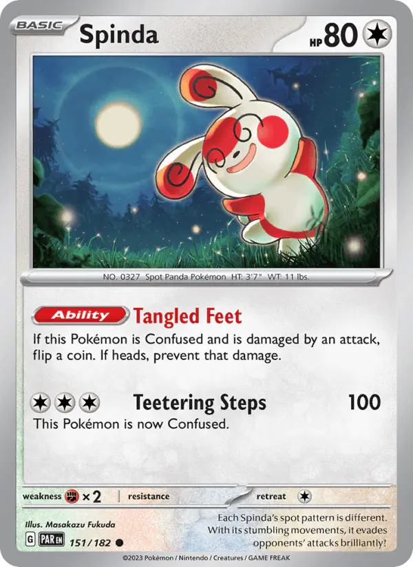 Carta Spinda 151/182 de Paradox Rift