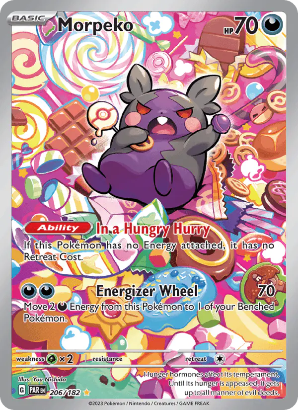 Carta Morpeko 206/182 de Paradox Rift