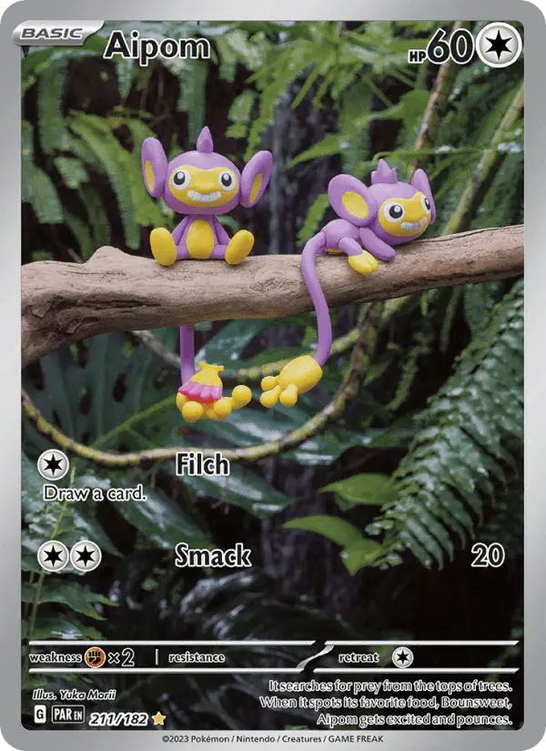Carta Aipom 211/182 de Paradox Rift