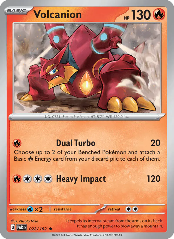 Carta Volcanion 022/182 de Paradox Rift