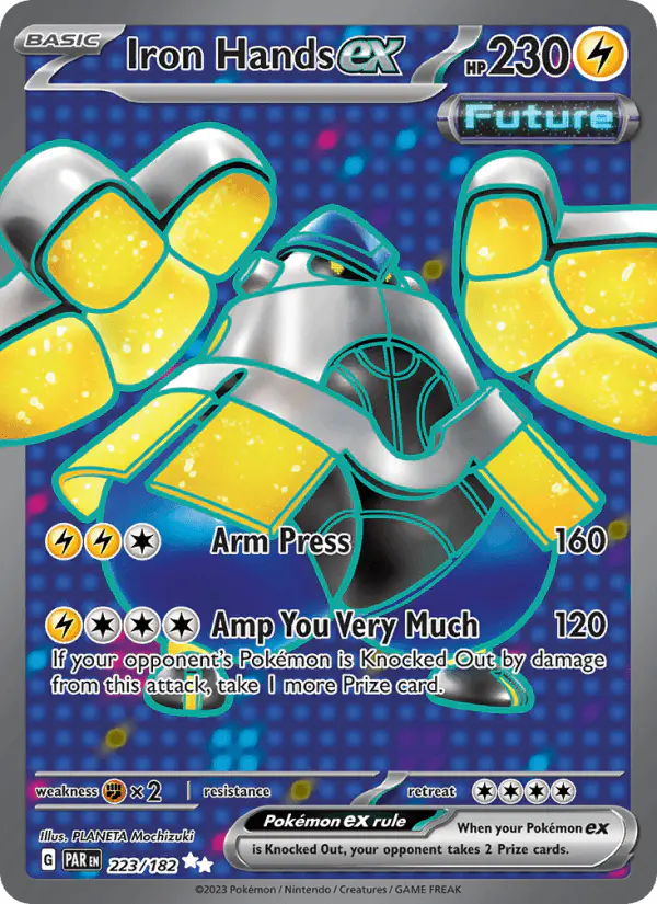 Carta Iron Hands ex 223/182 de Paradox Rift