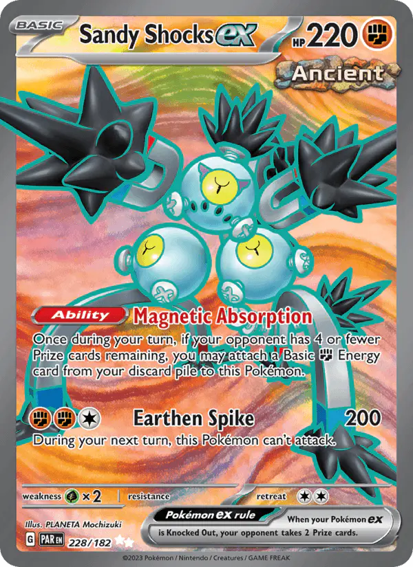 Carta Sandy Shocks ex 228/182 de Paradox Rift