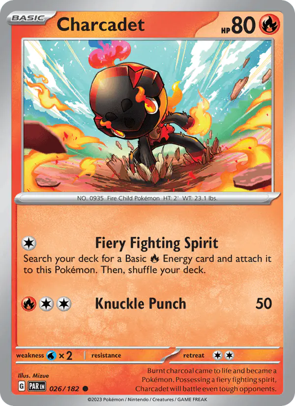 Carta Charcadet 026/182 de Paradox Rift