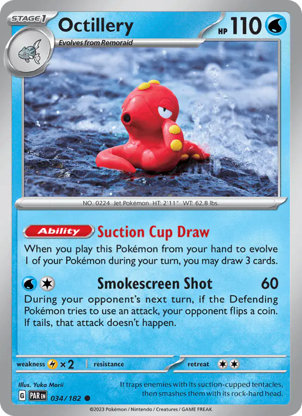 Carta Octillery 034/182 de Paradox Rift