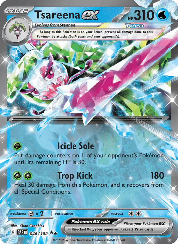 Carta Tsareena ex 046/182 de Paradox Rift