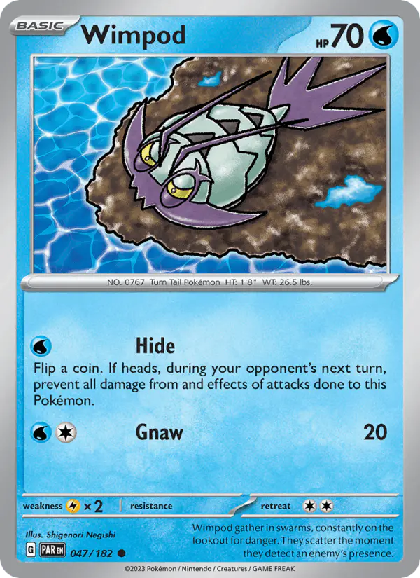Carta Wimpod 047/182 de Paradox Rift